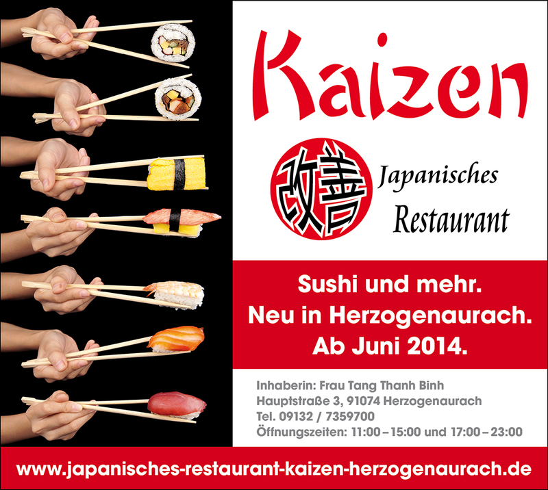 Willkommen im Japanischen Restaurant Kaizen